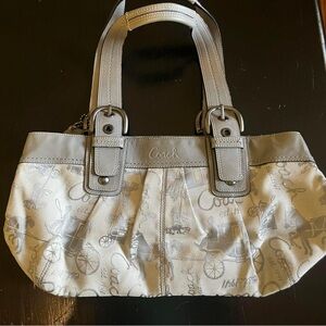 Gray Coach Bag